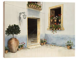 Holzbild Innenhof in Córdoba - Michael Potter Studio