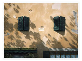 Wandbild Piaza Carlo Collodi, Toskana - Michael Potter Studio