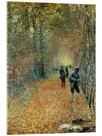 Acrylglasbild Die Jagd, 1876 - Claude Monet