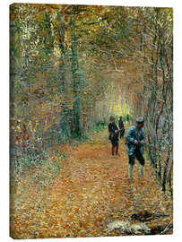 Leinwandbild Die Jagd, 1876 - Claude Monet