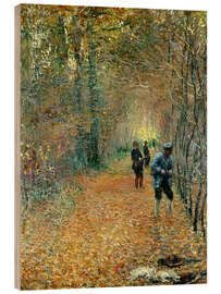 Holzbild Die Jagd, 1876 - Claude Monet