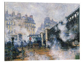 Gallery Print Die Pont de l'Europe, Bahnhof Saint-Lazare, 1877