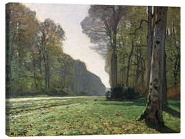 Leinwandbild Der Weg nach Bas-Breau, Fontainebleau, 1865 - Claude Monet