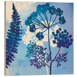 Holzbild Blue Sky Garden II - Studio Mousseau