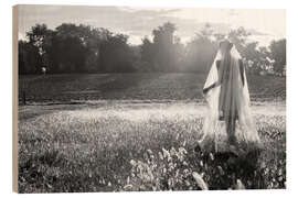 Holzbild Spaziergang am Sommerabend - Aledanda