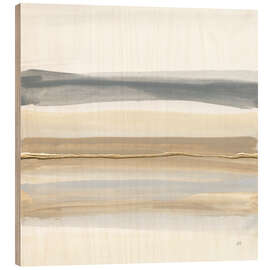 Holzbild Gray and Sand I - Chris Paschke