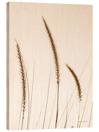 Holzbild Field Grasses IV