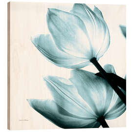 Holzbild Translucent Tulips II - Debra Van Swearingen