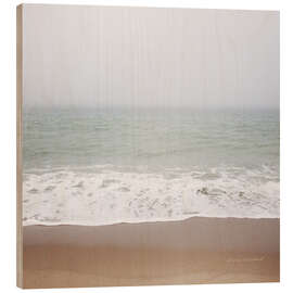 Holzbild Spaziergang am Meer - Laura Marshall