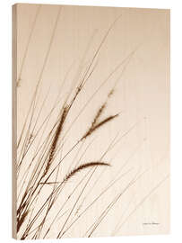 Holzbild Gräser I - Debra Van Swearingen