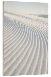 Holzbild Weißer Sand, grenzenlos - Alan Majchrowicz