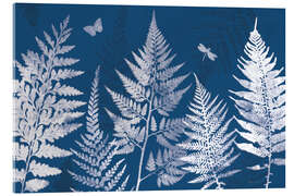 Acrylglasbild True Blue I - Katie Pertiet