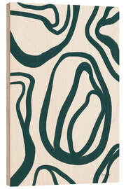 Holzbild Organic Abstract III