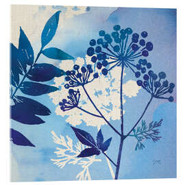 Acrylglasbild Blue Sky Garden I - Studio Mousseau