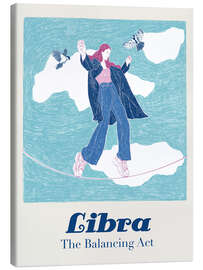 Leinwandbild Libra - The Balancing Act - Jenny Liz Rome
