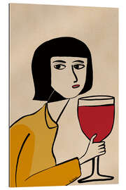 Gallery Print Weinliebhaberin