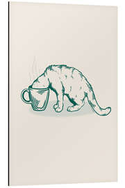 Magnettafel Kaffeekatze