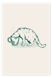 Poster Kaffeekatze