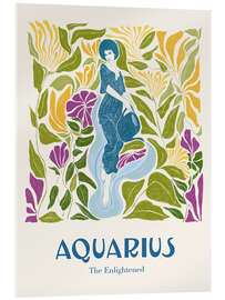 Tableau en verre acrylique Aquarius - The Enlightened - Jenny Liz Rome