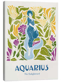 Leinwandbild Aquarius - The Enlightened - Jenny Liz Rome