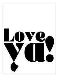 Wandbild Love ya! - Athene Fritsch