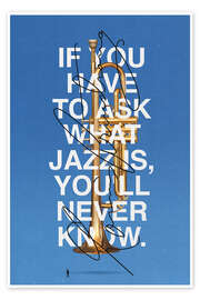 Poster Essential Jazz Mystery Quote - Dominik Przerwa
