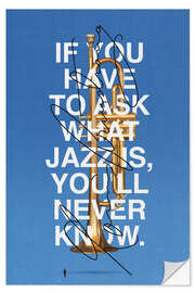 Wandsticker Essential Jazz Mystery Quote - Dominik Przerwa