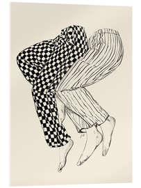 Acrylglasbild Löffelchen Schlafen - Jenny Liz Rome