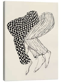 Leinwandbild Löffelchen Schlafen - Jenny Liz Rome