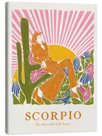 Leinwandbild Scorpio - The Powerful Self-Aware - Jenny Liz Rome