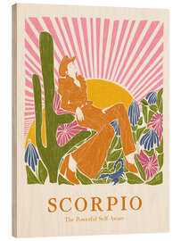 Holzbild Scorpio - The Powerful Self-Aware - Jenny Liz Rome