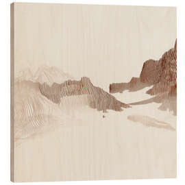 Holzbild Peaceful Nature II - Alma