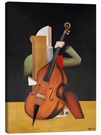 Leinwandbild Kontrabas