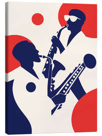Leinwandbild Hot Jazz Saxophones - Layla Oz