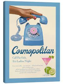 Leinwandbild Blue Cosmopolitan