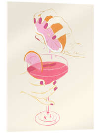 Acrylglasbild Juicy Cocktail