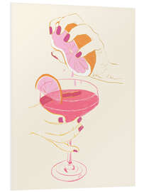 Hartschaumbild Juicy Cocktail