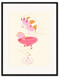 Gerahmter Kunstdruck Juicy Cocktail