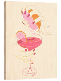 Holzbild Juicy Cocktail