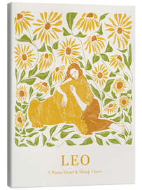 Leinwandbild Lion's Embrace - Jenny Liz Rome