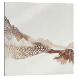 Quadro em plexi-alumínio Peaceful Nature I - Alma