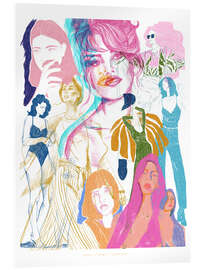 Acrylglasbild Diversity Collage - Jenny Liz Rome