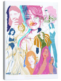 Leinwandbild Diversity Collage - Jenny Liz Rome