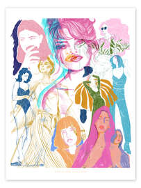 Wandbild Diversity Collage - Jenny Liz Rome