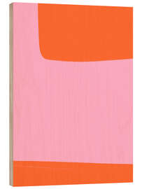 Holzbild Bold Geometric Shapes