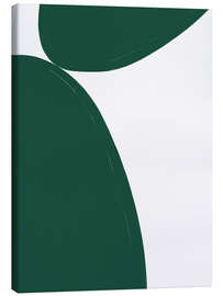 Leinwandbild Green Minimalism - Athene Fritsch