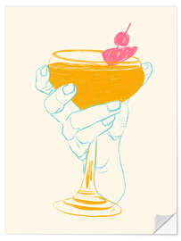 Wandsticker Cocktail Time