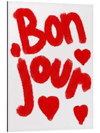 Alubild Bonjour - Athene Fritsch