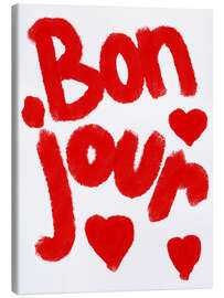 Leinwandbild Bonjour - Athene Fritsch