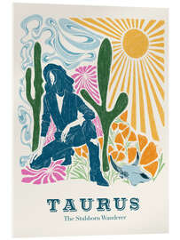 Acrylglasbild Taurus - The Stubborn Wanderer - Jenny Liz Rome